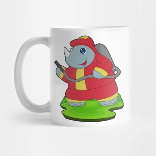 Rhino Firefighter Fire extinguisher Fire department Mug